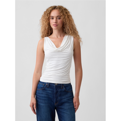 Gap Sleeveless Cowl-Neck Top
