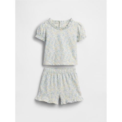 Gap Baby Organic Cotton Floral Outfit Set