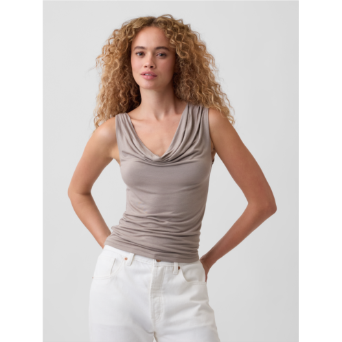 Gap Sleeveless Cowl-Neck Top