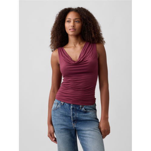 Gap Sleeveless Cowl-Neck Top