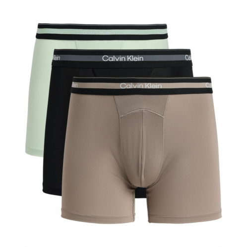 Calvin Klein Underwear Icon Active Mesh Boxer Briefs 3-Pack