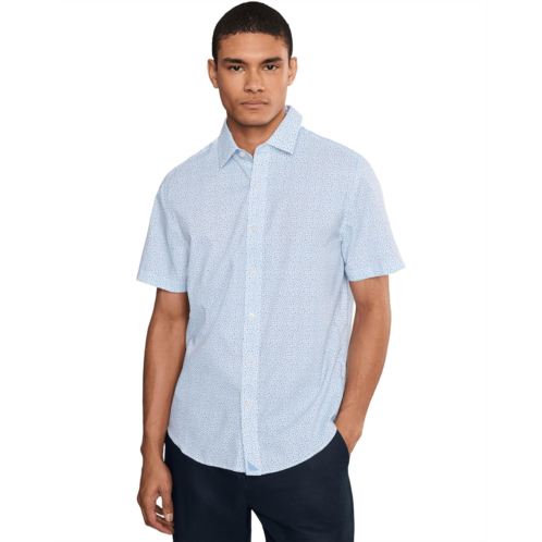 Mens UNTUCKit Short Sleeve Brookstone Performance Printed Shirt