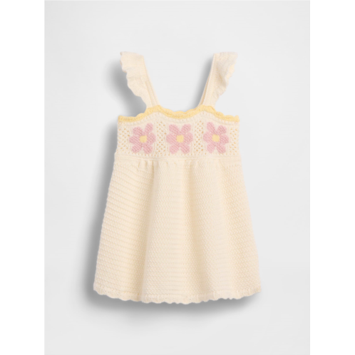 Gap Baby Crochet Flower Dress