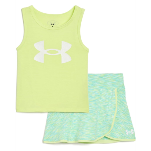 Under Armour Kids Tank Wrap Skort Set (Little Kid)