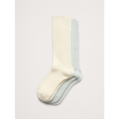 Bananarepublic Cozy Sock 2-Pack with Merino Wool