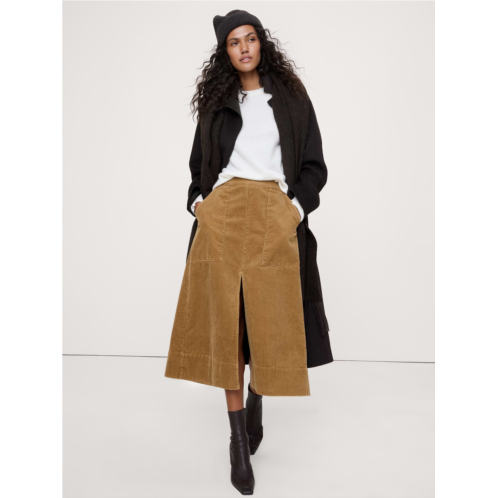 Bananarepublic Corduroy Midi Skirt