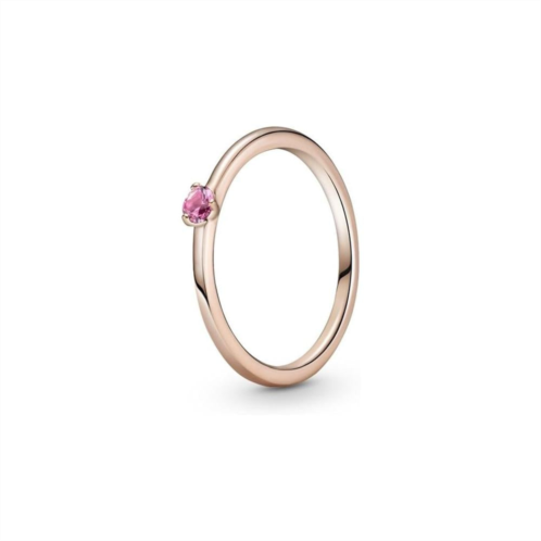 Pandora rose pink solitaire ring -