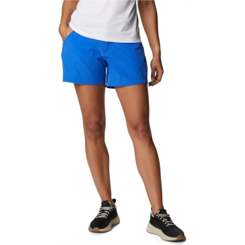 Columbia womens pfg coral point iii shorts blue stretch 7 inseam erk1485