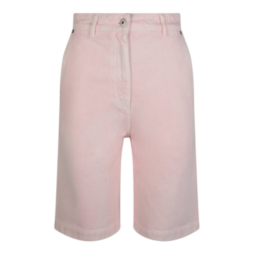 Burberry womens high waist bermuda shorts in pink
