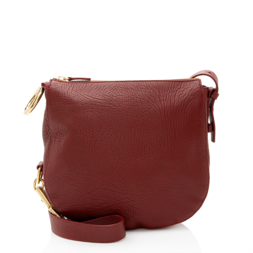 Burberry leather knight small shoulder bag