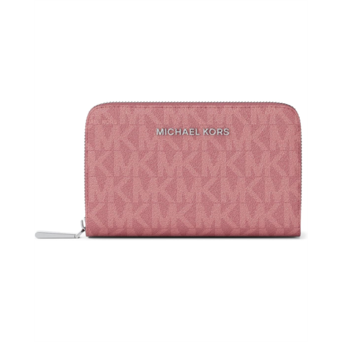 Michael Michael Kors Jet Set Small Zip Around Card Case