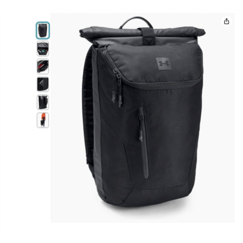 UNDER ARMOUR mens lifestyle back pack in black