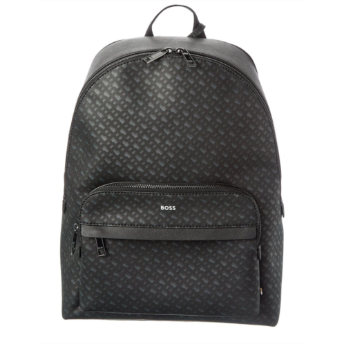 Hugo Boss zair leather backpack