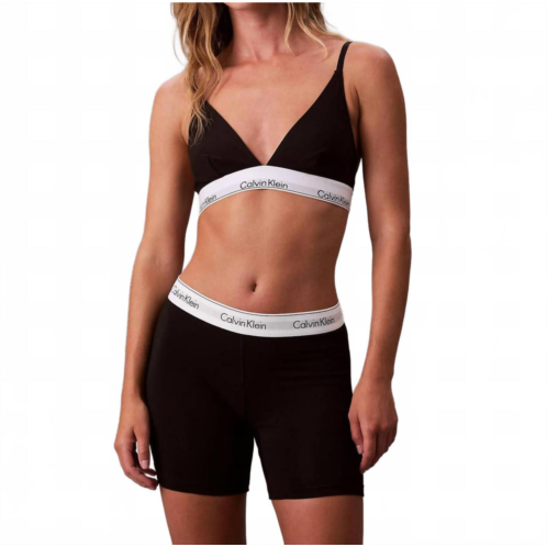 CALVIN KLEIN womens icon cotton modal brief in black