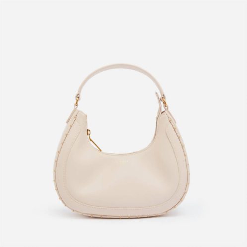 TED BAKER kaelyin mini studded baguette bag in nude