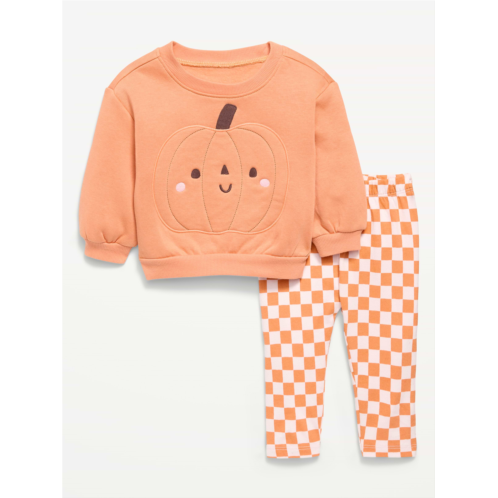 OldNavy Graphic Sweatshirt and Leggings Set for Baby