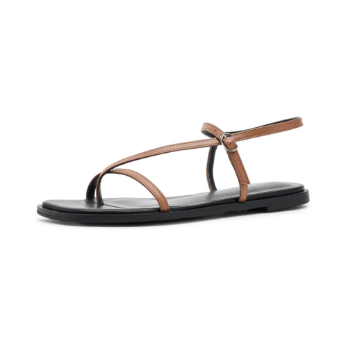 Womens Amie Rafa Maxy Flat Leather Sandals