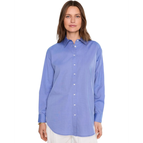 POLO Ralph Lauren Womens Lauren Ralph Lauren Oversize End-On-End Cotton Shirt