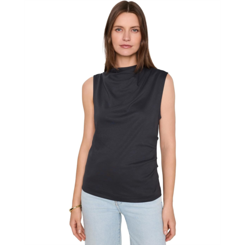 Womens Vince Sleeveless Draped Top