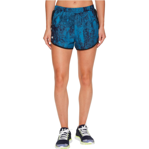 Womens Under Armour Fly By Printed Shorts