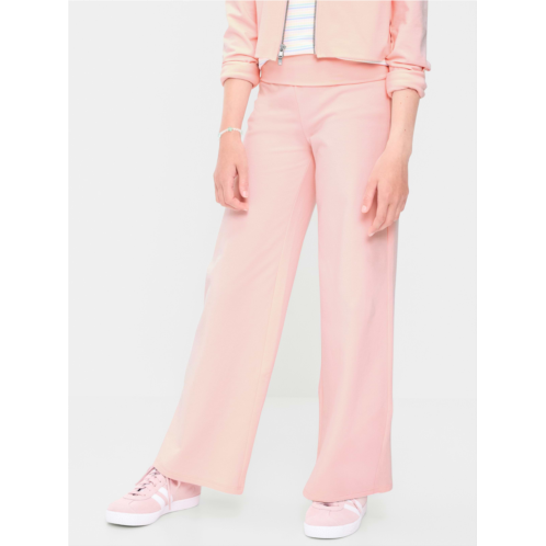 OldNavy Foldover Jersey Knit Wide-Leg Pants for Girls