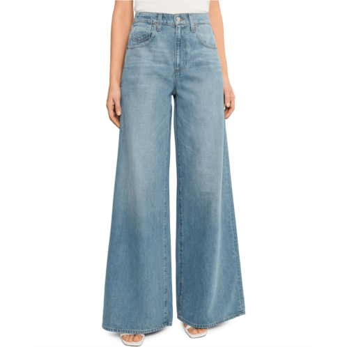Womens Paige Cameron Wide Leg with Offset Coin Pocket in Fields