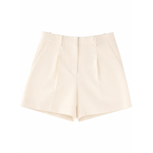 THEORY fluid pleated tailored shorts