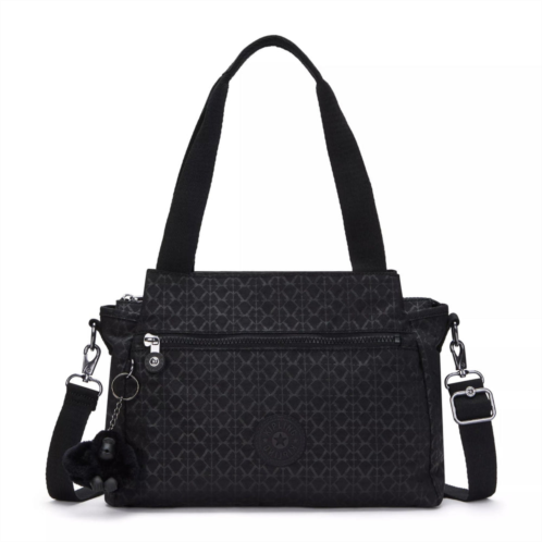 Kipling elysia printed shoulder bag signature emb
