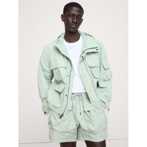 Bananarepublic Nylon Multi-Pocket Flight Jacket