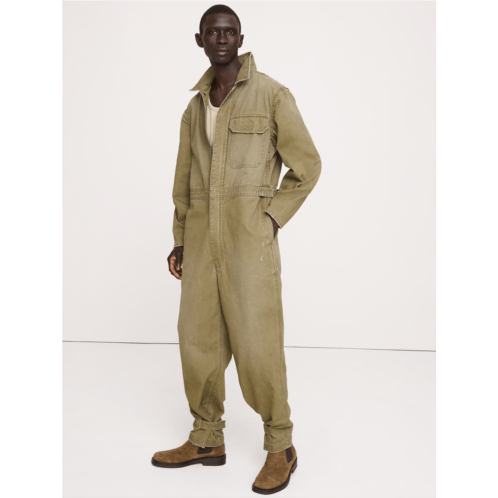 Bananarepublic Cotton Twill Utility Jumpsuit