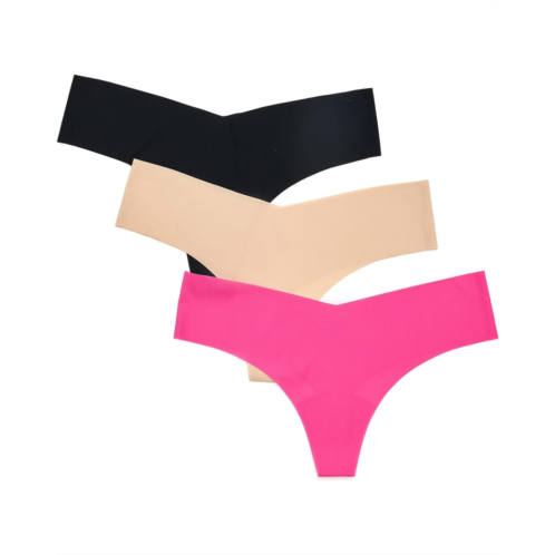 Commando 3 Pack Invisible Rib Thongs