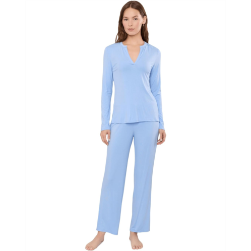 Womens Natori Feathers Essentials Pajama Set