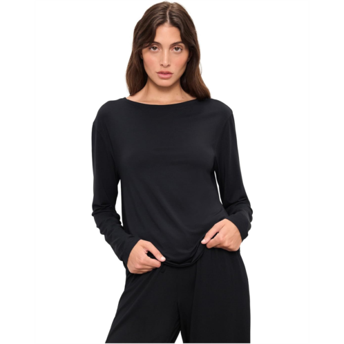 Womens Eberjey Gisele TENCEL Modal Everyday Long Sleeve