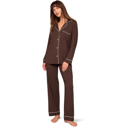 Womens Eberjey Gisele TENCEL Modal Long PJ Set