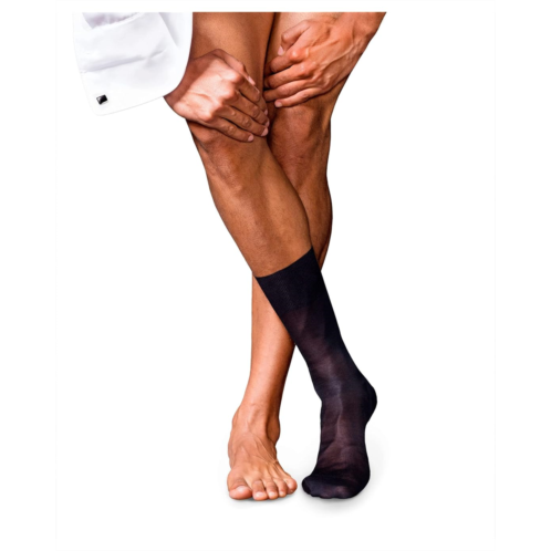Mens Falke No 4 Pure Silk Mid-Calf Socks