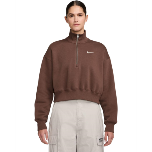 Nike Sportswear Phoenix Fleece 1/4-Zip Cropped Sweatshirt