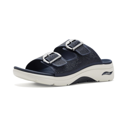 Womens SKECHERS Go Walk Arch Fit 20 Sandals - Showstopper