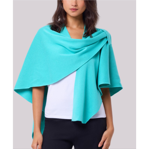 Angel Apparel womens pull thru shawl in mint