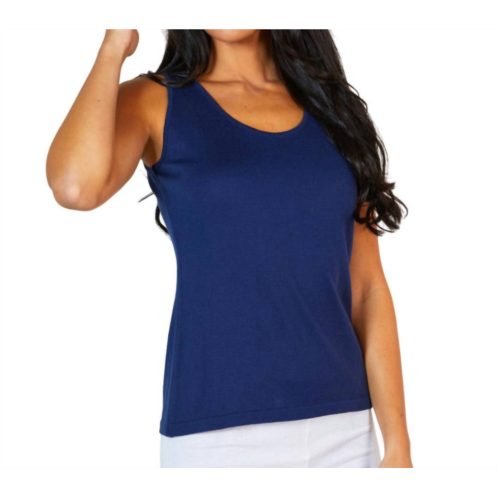 Angel Apparel knit tank in navy