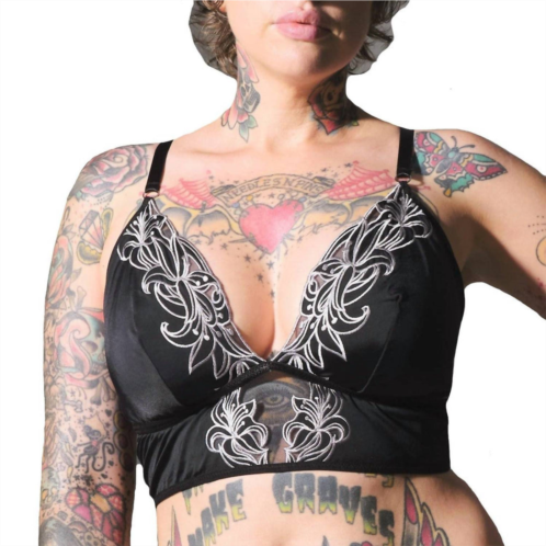 Thistle and Spire eldridge bralette in platinum