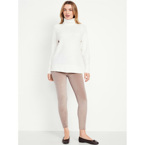 OldNavy High-Waisted Velour Fashion Ankle Leggings