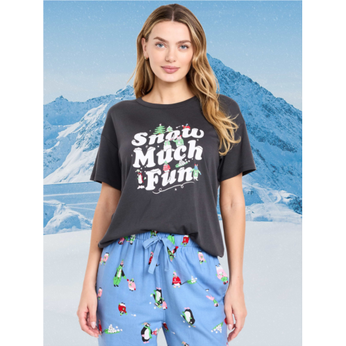 OldNavy Holiday-Graphic Crew-Neck T-Shirt for Women