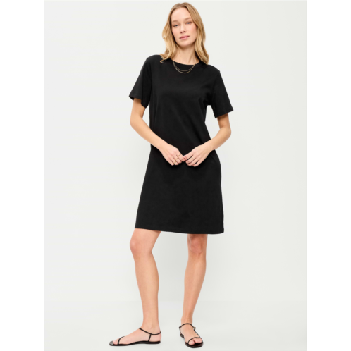 OldNavy Vintage Crew-Neck Mini T-Shirt Dress