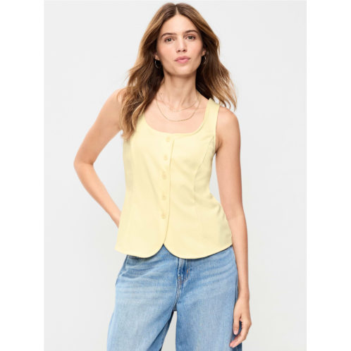 OldNavy Sleeveless Button-Down Top