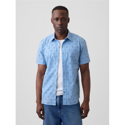Gap Stretch Poplin Shirt in Standard Fit