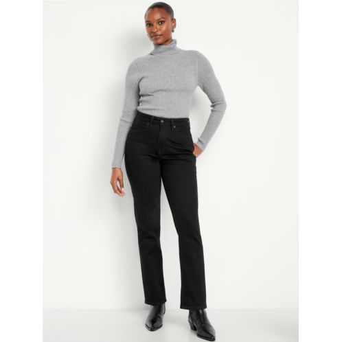 OldNavy Curvy Extra High-Waisted Straight Jeans
