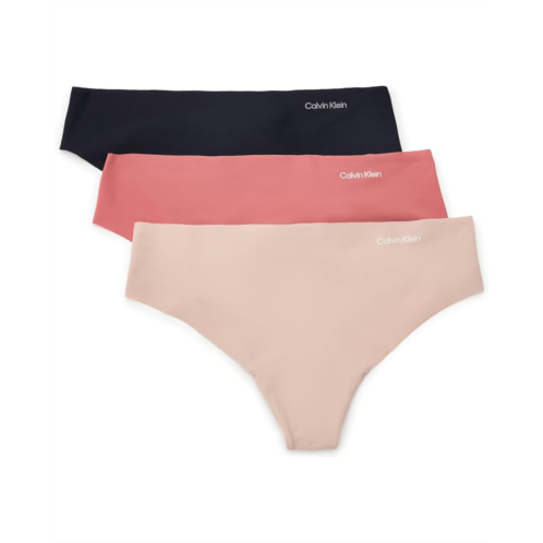 Calvin Klein Underwear Invisibles Microfiber Stretch Thong 3-Pack
