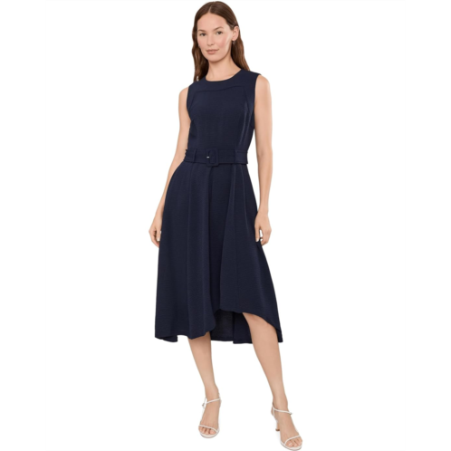Calvin Klein Sleeveless Belted High Low A-Line