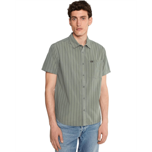 RVCA Dayshift Workwear Stripe Short Sleeve