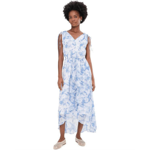 Calvin Klein Sleeveless Chiffon Printed Midi